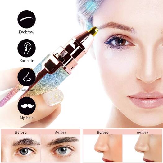 2 In 1 Electric Eyebrow Trimmer